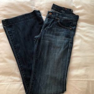 7 for all mankind wide leg jean/trousers